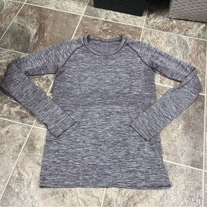 Lululemon purple heathered long sleeve